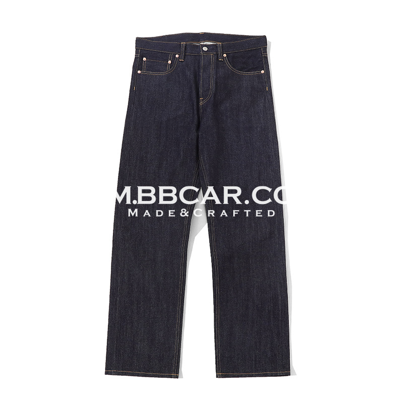 Mbbcar Narrow-Width Wing Chun Series 14.5O High-Quality Selvedge Denim Jeans Mid-High Waist Straight-Leg Slim Pants Mbbcar Narrow-Width Wing Chun Series 14.5O High-Quality Selvedge Denim Jeans Mid-High Waist Straight-Leg Slim Pants
