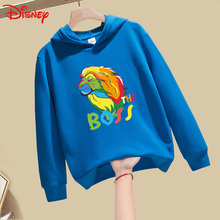 迪士尼男童卫衣洋气连帽潮童装