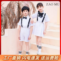 61 childrens costumes boys dress overalls primary school students kindergarten chorus poetry recitation girls skirt