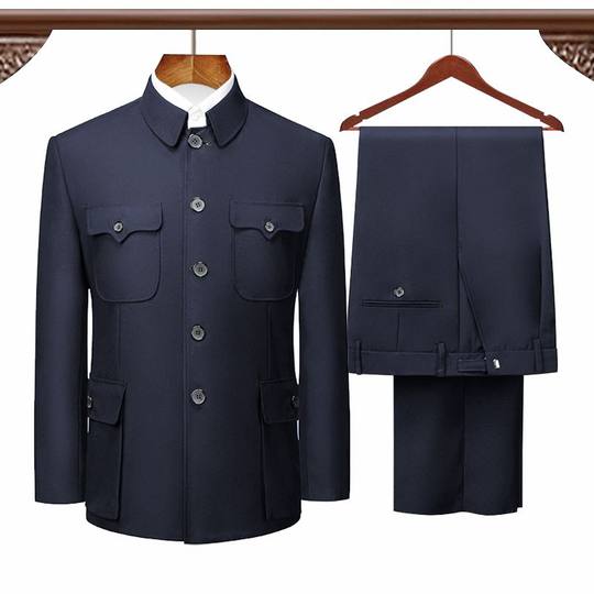 Seniors' coats spring, autumn and winter grandpa and dad tunic suits