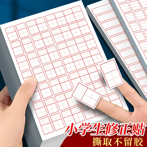 Наклейка с поправками может разорвать наклейку с удобством, изменить книгу исправления ошибок.