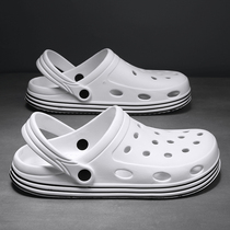 Cave shoes mens trend outdoor wear slippers personality dual-purpose cool home non-slip summer Baotou beach sandals