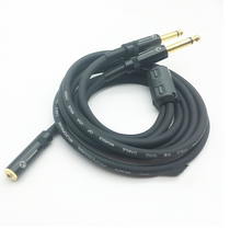 3 5 1 2 3 5 to 6 5 sound card audio cable 3 5 female to dual 6 35 male song music speaker accessories