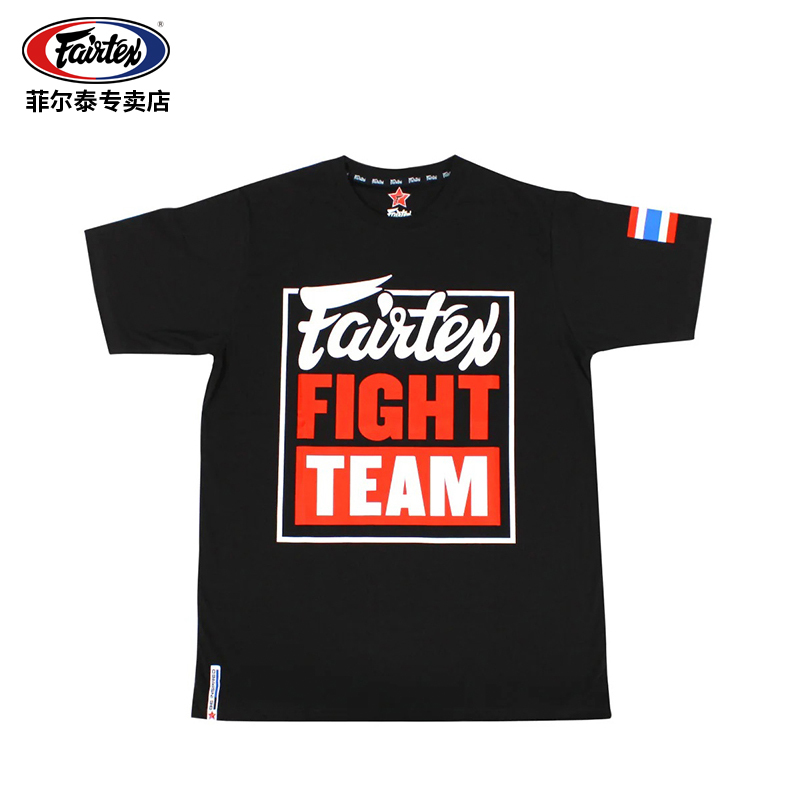 Fairtex Short-Sleeved Muay Thai Boxing Fighting Top Daily Sports Fitness Casual Round Neck T-Shirt Fairtex Short-Sleeved Muay Thai Boxing Fighting Top Daily Sports Fitness Casual Round Neck T-Shirt