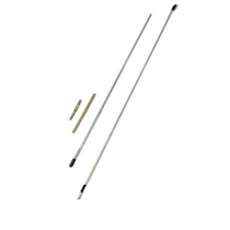 Old-fashioned folding glass door screw rod accessories folding door long rod bolt aluminum alloy sliding door plastic head plug accessories