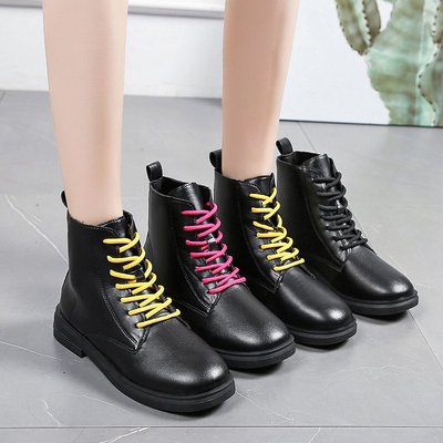 2020年新款英伦风弹力骑士靴