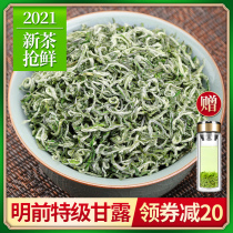 Mengding Manna premium tea green tea 2021 new tea Authentic Mingqian Biluochun fragrant spring Tea bulk 250g