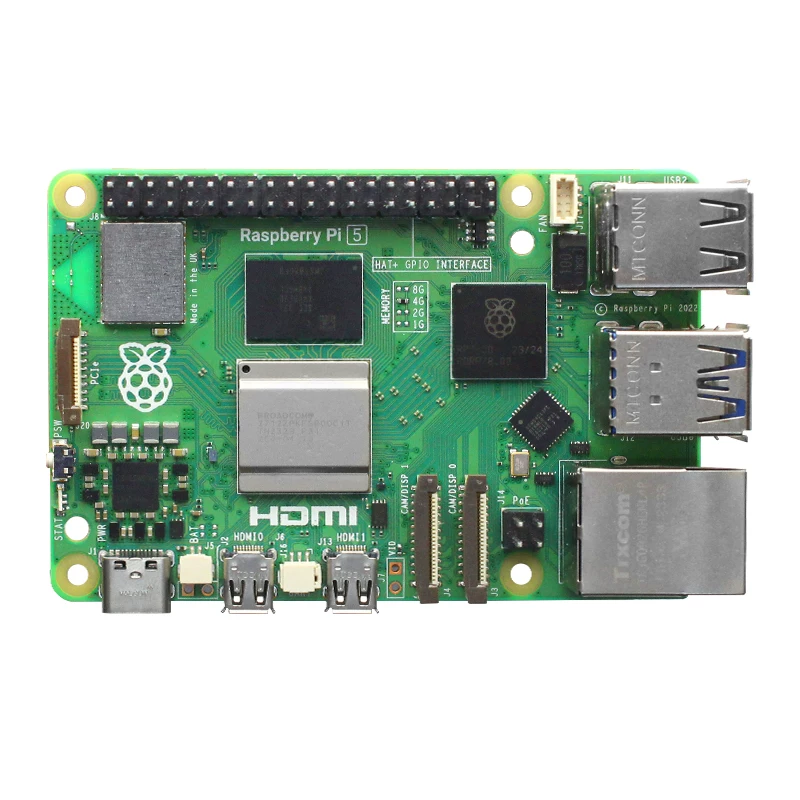 Rasberry Pai 5B 5B Плата разработки Raspberry Pi 5 Pi4 5B 8ГБ программирование на Python однокристальная машина