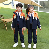 kindergarten clothing spring autumn winter British style elementary school uniform outdoor jacket three-piece sports classwear