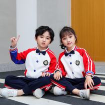 Kindergarten garden uniforms 2021 fall new three sets of elementary school uniforms sports suit sports suit childrens class baseball suit