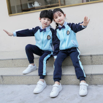 Childrens British school uniforms three sets Spring and autumn Primary School students class uniforms first grade games kindergarten Garden clothing