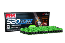 Imported from Japan RK chain High performance racing chain NM520GXW-120 fluorescent green