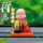 Новый солнечный автомобиль little monk, качающий головой, украшает автомобиль декоративными принадлежностями творческую автоматическую стучащую деревянную рыбку little monk mini 1
