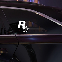 Car stickers JDM modified electric game peripheral GTA5 speed R star car stickers Body scratch stickers Fuel tank cover stickers