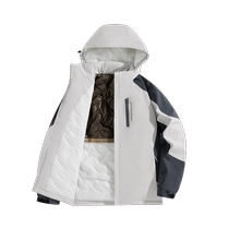 Jeep cotton coat mens autumn and winter 2024 new outdoor windproof and waterproof couple assault jacket cotton coat mens clothing