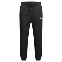 Jeep down pants mens 2024 autumn and winter new thickened cold-proof loose windproof and temperature-locking casual duck down trousers