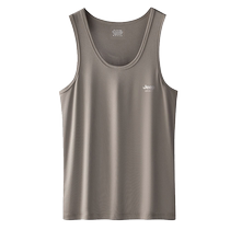 Jeep Ice Silk Vest 2024 Summer New Modal Sports Bottoming Shirt Thin Casual Mens Underwear Top