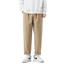 Jeep Casual Pants Mens Summer Lightweight Breathable Straight Pants 2024 New Simple Versatile Trendy Loose Pants