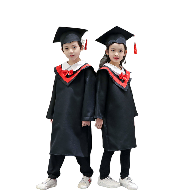 兒童博士服小學生幼兒園博士服學士服演出服博士帽畢業照服裝禮服