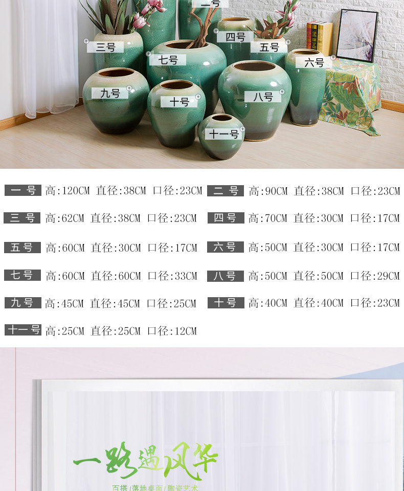 I and contracted home sitting room put dry flower POTS of jingdezhen ceramic vase furnishing articles soft outfit craft ornaments