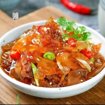 Sea Rhymes Sea Products Pride in Fresh Sea Jellyfish COLD MIX SEAFOOD FRESH AND DELICIOUS HEALTHY OPEN BAGS READY-TO-EAT 500g