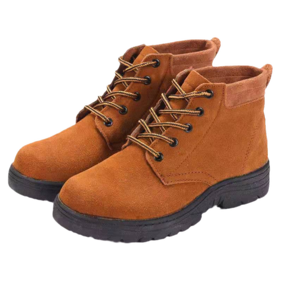 Steel toe-toe anti-smash, anti-collision, anti-puncture and wear-resistant labor protection shoes
