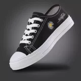 Трендовые тканевые туфли для отдыха, комфортная универсальная нескользящая спортивная обувь, слипоны, в корейском стиле, мягкая подошва