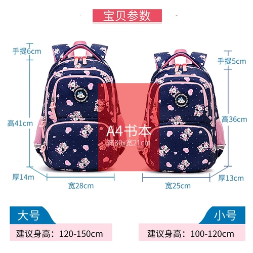 Школьный рюкзак, милая сумка через плечо со сниженной нагрузкой