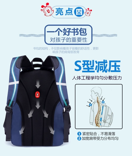 Школьный рюкзак со сниженной нагрузкой, коллекция 2022, защита позвоночника