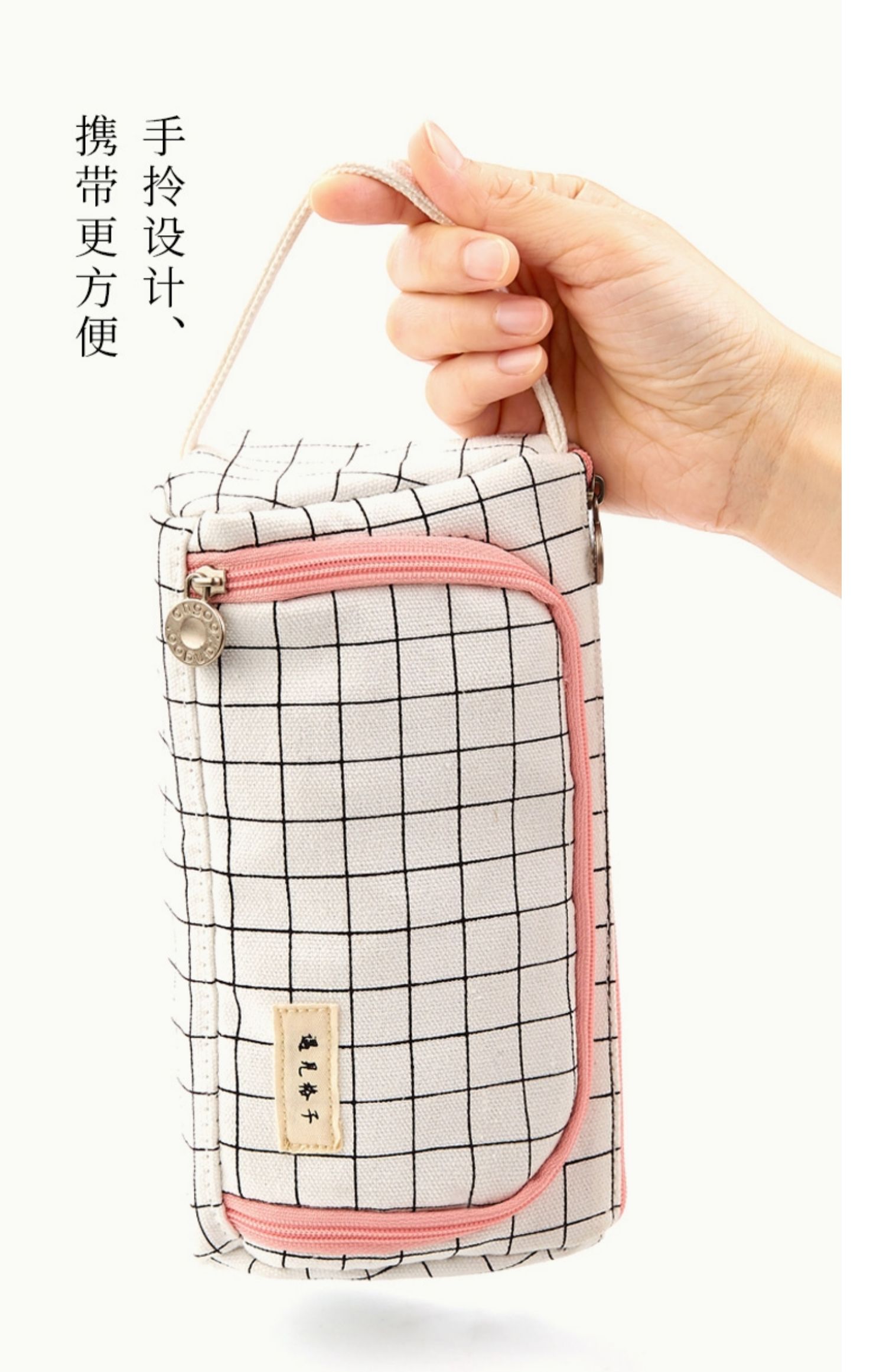 https://img.alicdn.com/imgextra/i3/2201482894673/O1CN015X4hGy1kOHN5F9KmW_!!2201482894673.jpg 文具盒安蔻笔袋女大容量简约小清新可爱帆布文具袋创意铅笔盒文具盒初中生韩版网红ins潮日系韩国女生高中生小学生