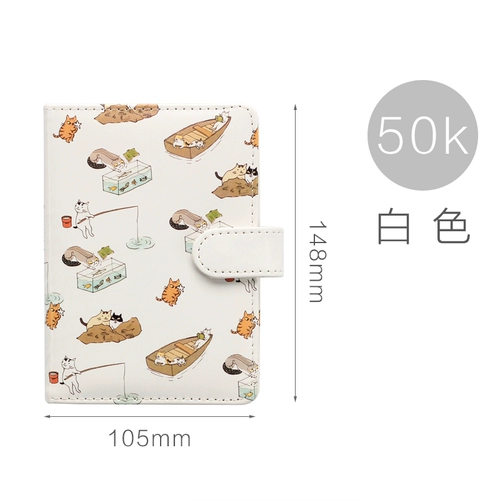 Портативный маленький ноутбук, карманный блокнот, милая свежая книга, японский креативный милый ретро комплект, ручная роспись