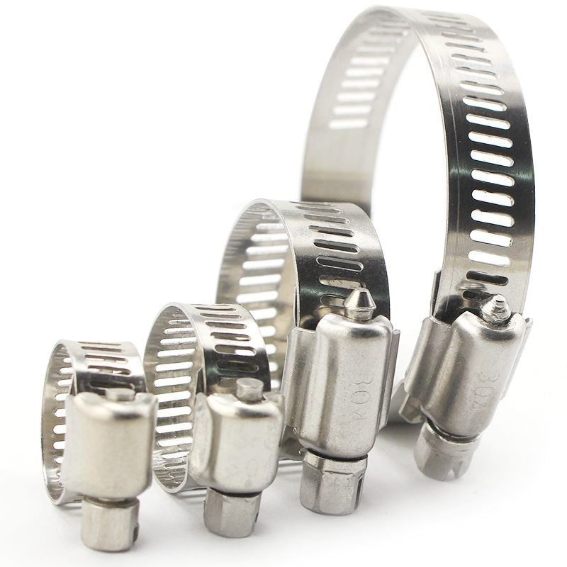 Water Pipe Burst Hoop Holding grottoes fixed fastening Clasped Shackle Snap buckle Water pipe buckle Tight Stirrup Stainless Steel Throat Hoop-Taobao