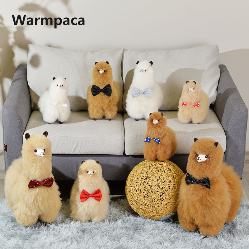 Alpaca doll doll into the Expo with the same Peruvian handmade plush toy 3)Warmpaca