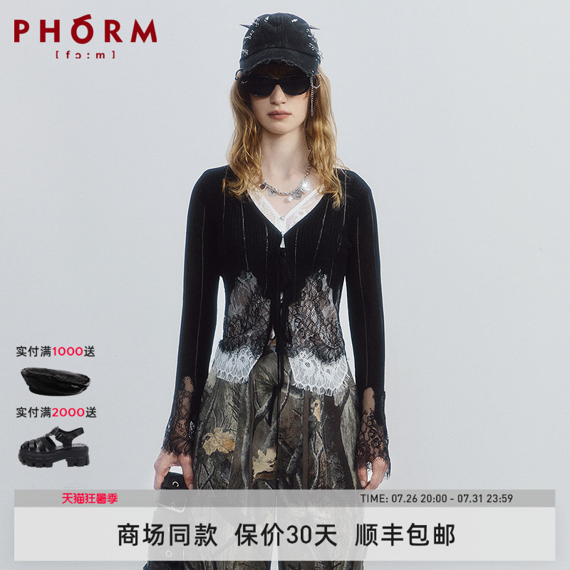 [Same Style as in Shopping Malls] Phorm2026 New Autumn Clothing Slim Fit Wool Knit Sweater G09621636