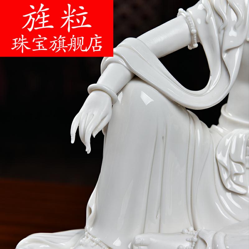 Bm Su Du village work ceramic Buddha process decorations furnishing articles by rock comfortable guanyin D27-105