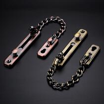Anti-theft chain door chain anti-theft capital reinforced insurance buckle door buckle indoor home door hotel perforated reinforced door bolt top door
