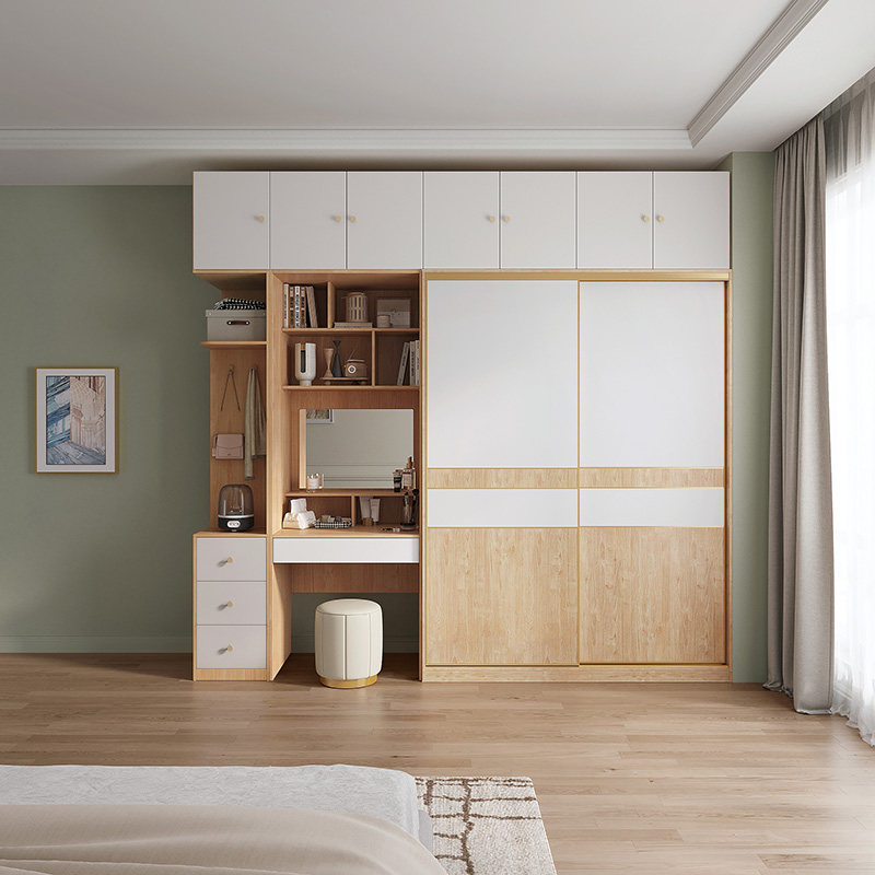 Lin's home wardrobe Modern minimalist light extravaganza with large closet Fancy Furniture Rental House Modern small family Type-Taobao