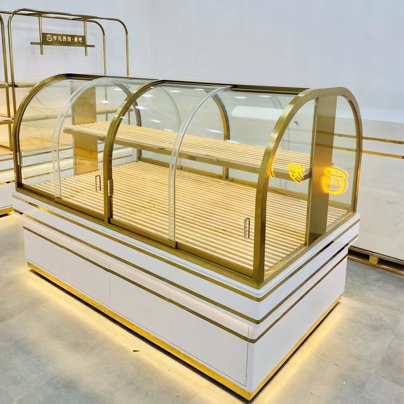 Jin Rong Bakery Cabinet Nakajima Cabinet Side Cabinet Bread Shelf Display Stand Cake Model Display Cabinet Cake Shop Display Cabinet - Taobao