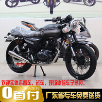 Zongshen motorcycle trendy version of the countrys fourth EFI retro car WEEK8 coffee chivalry vehicle can be licensed