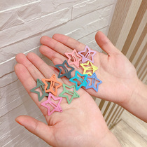 Korean childrens star clip Five-pointed star hair hair headdress bb clip Baby broken hair girl princess small hair clip hair ornament
