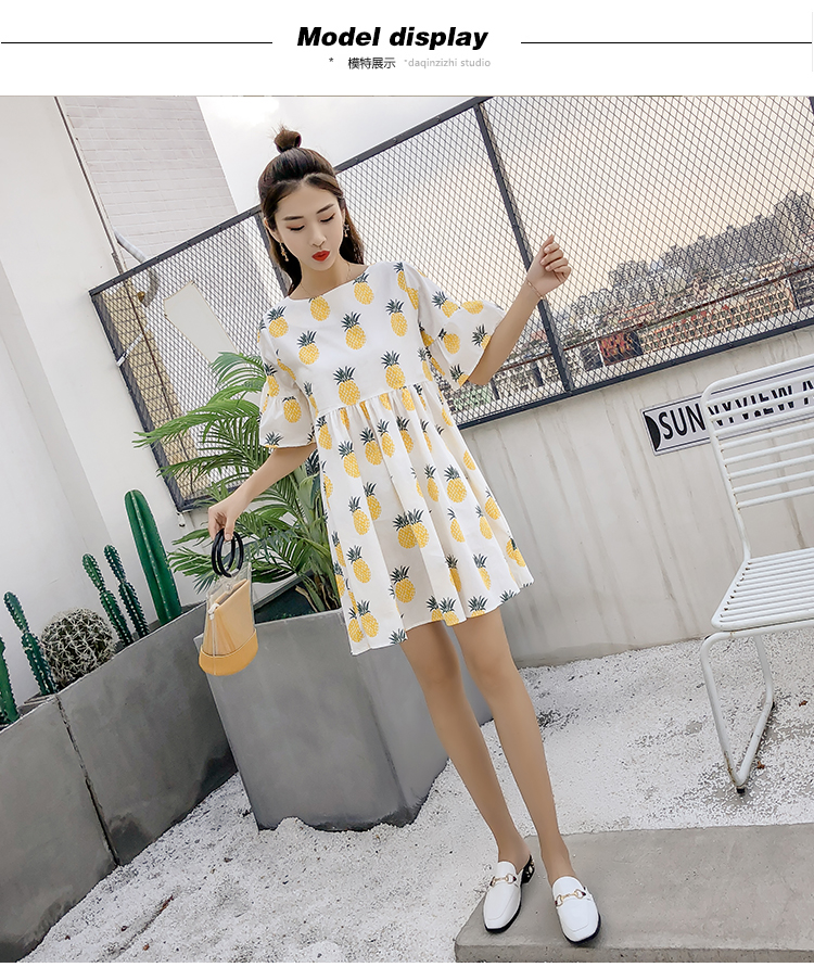 Nữ sinh 2019 váy mới mùa hè váy nhỏ tươi mới học sinh trung học cơ sở Hàn Quốc phiên bản váy cổ tích lỏng lẻo - Sản phẩm HOT áo kiểu nữ hàn quốc cao cấp
