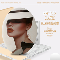 Jiujiu laser high temperature tombstone porcelain image custom Italian porcelain image large size 8 inches 10 inches 16 inches custom