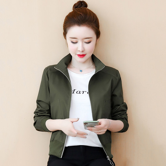 夹克外套女小个子春秋爆款今年流行上衣百搭时髦减龄棒球服ins潮