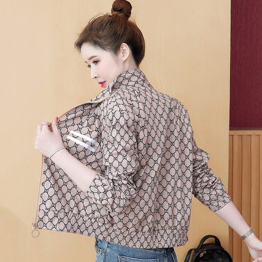 女士短外套2025年新款春秋小个子百搭时尚休闲宽松洋气夹克上衣