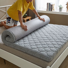 加厚保暖羊羔绒床垫床褥1.5米可折叠榻榻米单双人宿舍垫子1.8米床