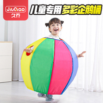 Kindergarten Early Teach Outdoor Sports Toys Penguin Barrel Ensemble to build game props to hit the ground rat-based coursework training equipment