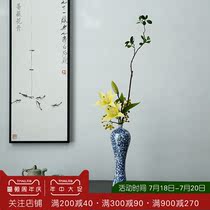 New Chinese zen simulation flower ornaments high-end dining table tea table Floral decoration decorative silk flowers Indoor living room fake flowers