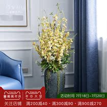 Living room simulation flower floor-to-ceiling bouquet vase set Fake flower large bouquet decoration flower villa potted large high-grade ornaments