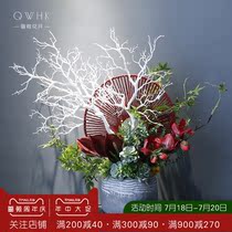 Art fake flower Simulation flower Creative personality modeling Home bedroom restaurant High-end shopping mall Hotel club decoration