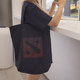 DOTA2Ti11 Theme-Canvas Bag Dota International Invitational Official Peripheral Canvas Shoulder Bag Simple Black